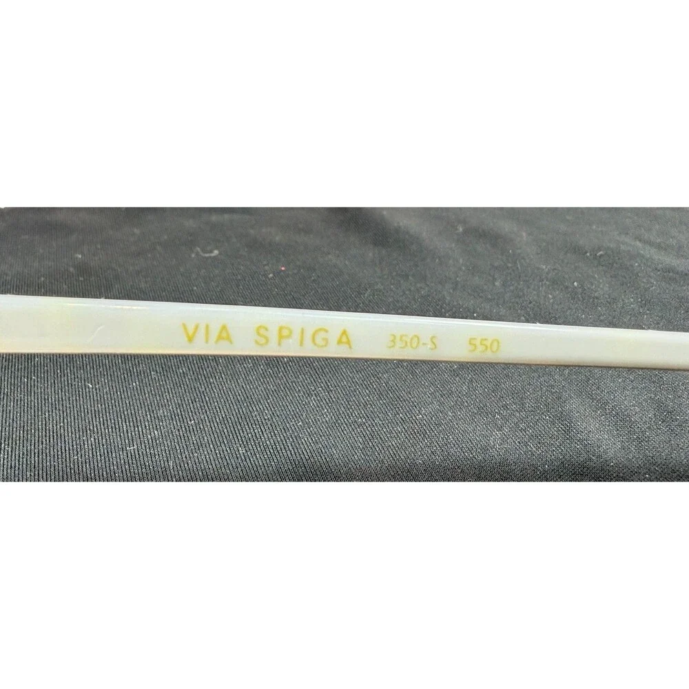 VIA SPIGA Women's 550 Tortoise & Blue Acetate Cat SunGlasses Frame 55-16-135
